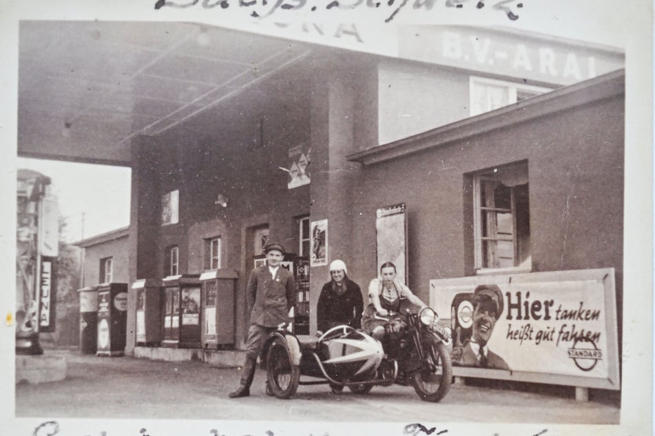 Familienbesitz: Die Urgroßeltern von Dirk Findeisen gründeten die Tankstelle in den 30er-Jahren.