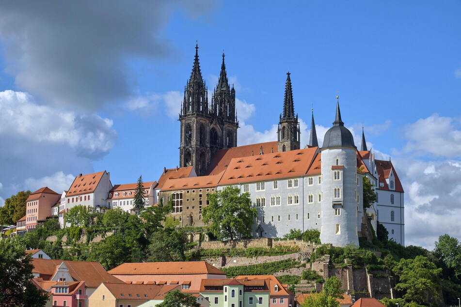 Hoch über Meißen thront die Albrechtsburg - die Wiege Sachsens.