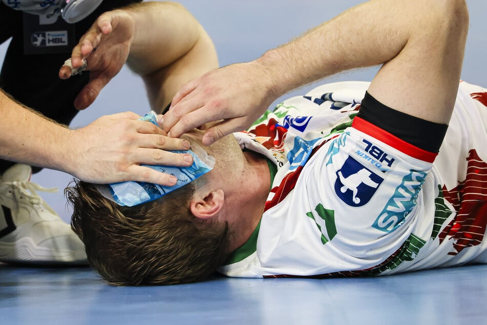 Omar Ingi Magnusson (27) vom SC Magdeburg verletzte sich beim Match gegen Bietigheim. (Archivfoto)