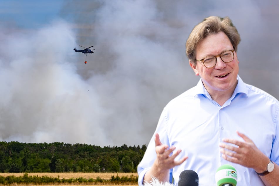 Damit es so nicht wieder geschieht: Minister will aus Brand in der Gohrischheide lernen