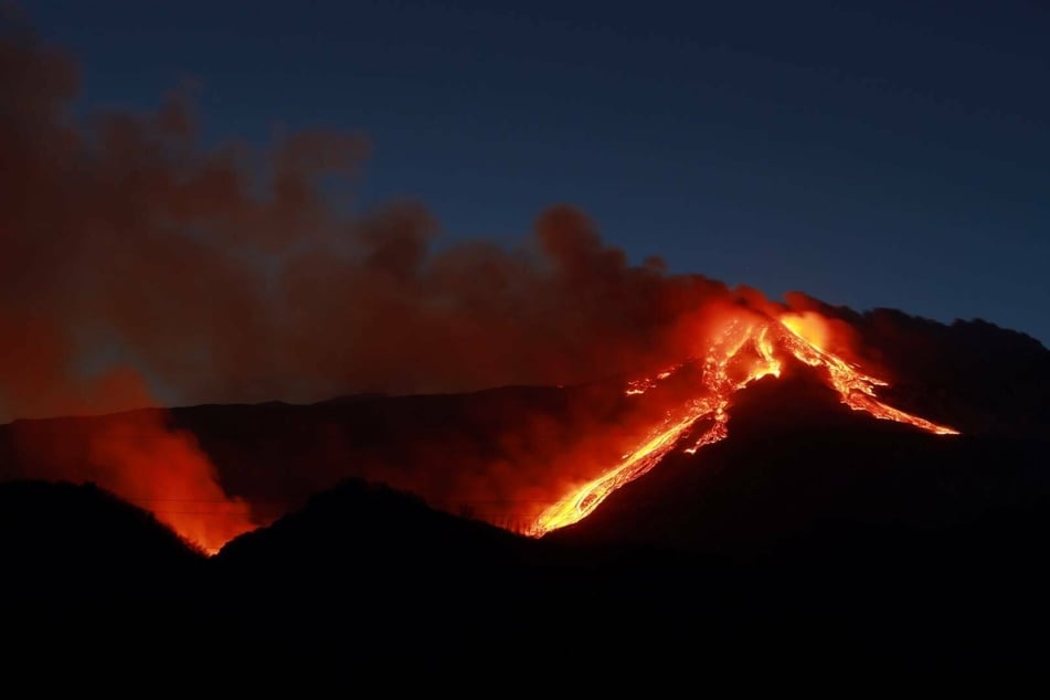 Mount Etna in Italy is Europe's most active volcano.