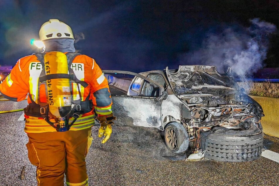 Unfall A6: Drama auf der A6: Reifen sorgt für Mega-Unfall
