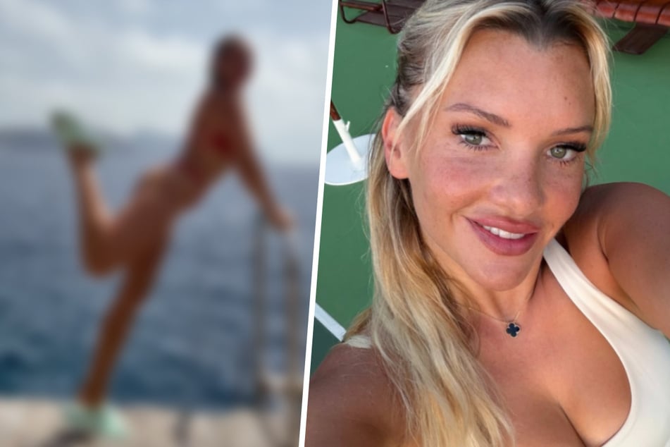 Evelyn Burdecki: Evelyn Burdecki teilt wichtige Botschaft im roten Bikini