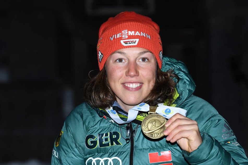 Laura Dahlmeier kam am Montag bei einem Bergunglück ums Leben.