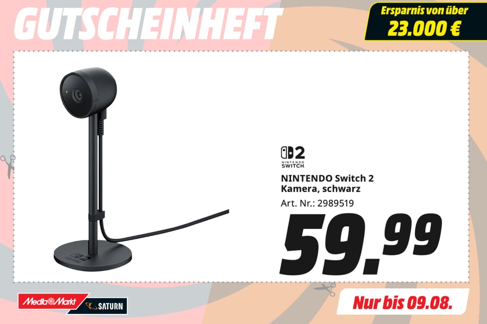 Nintendo Switch 2 Kamera für 59,99 Euro.