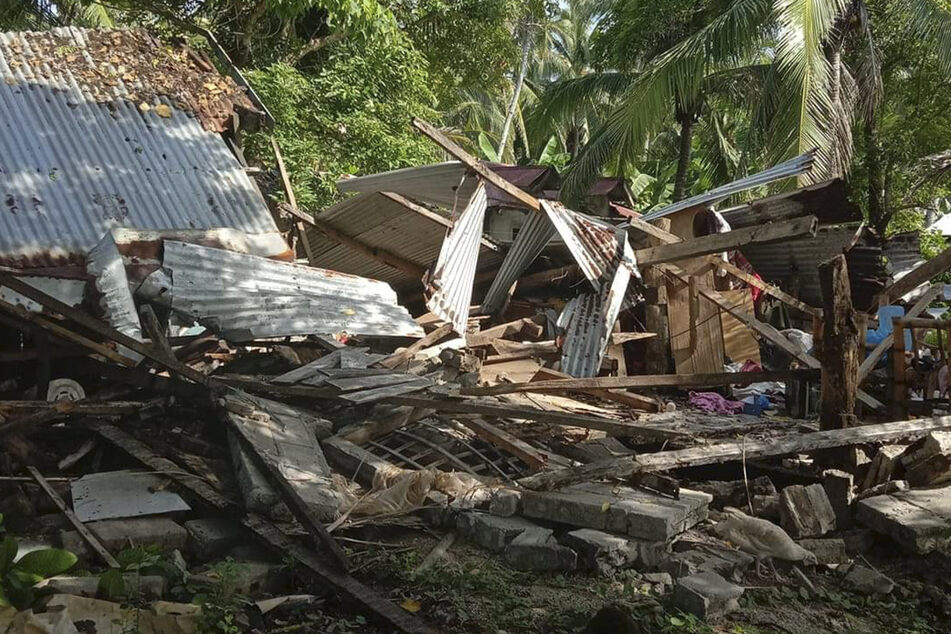 The earthquake in the Philippines caused severe damage.