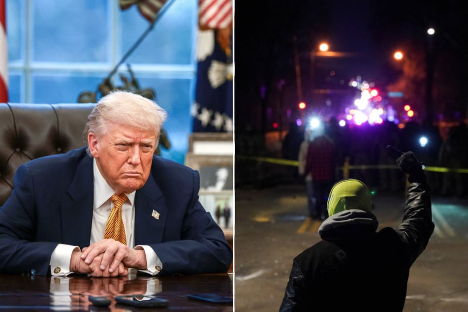 President Donald Trump said he would invoke the Insurrection Act if protests against ICE in Minnesota would continue.