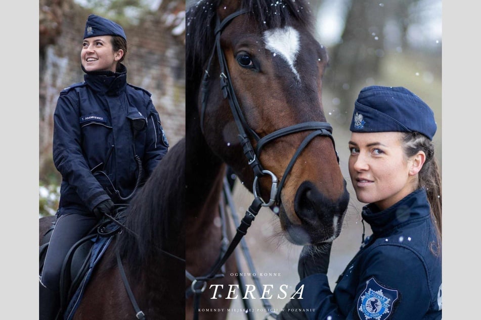 Teresa Adamkiewicz vom Städtischen Polizeipräsidium in Poznań ist Teil der Pferdestaffel. Ihren Beruf sieht sie nicht nur als Pflicht, sondern auch als ihre große Leidenschaft.