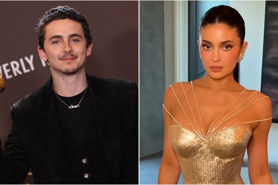 Kylie Jenner and Timothée Chalamet display sweet PDA at the Golden Globes