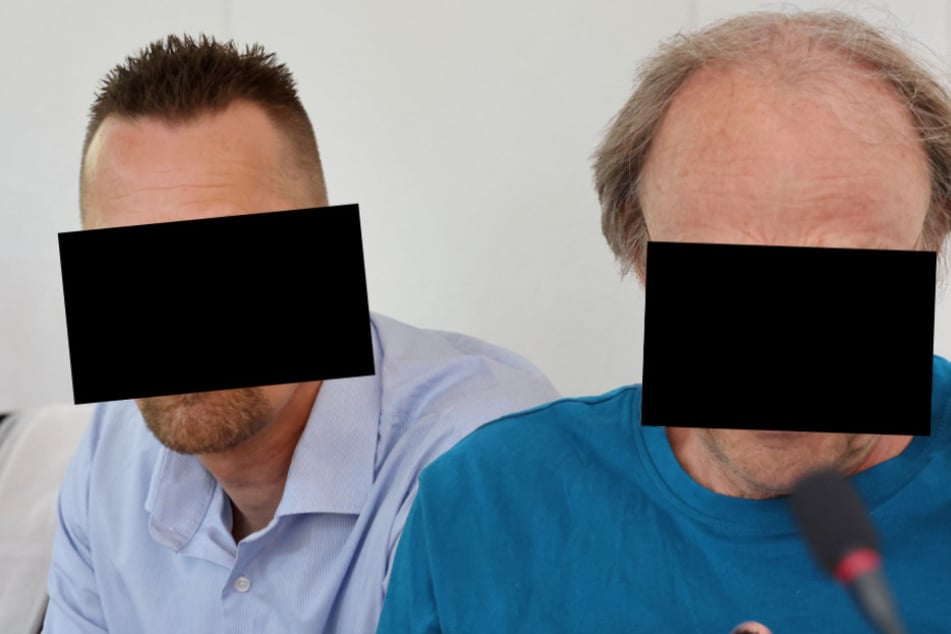 Carsten H. (48, l.) und Norbert T. (68) könnten mit einer Bewährungsstrafe davonkommen.