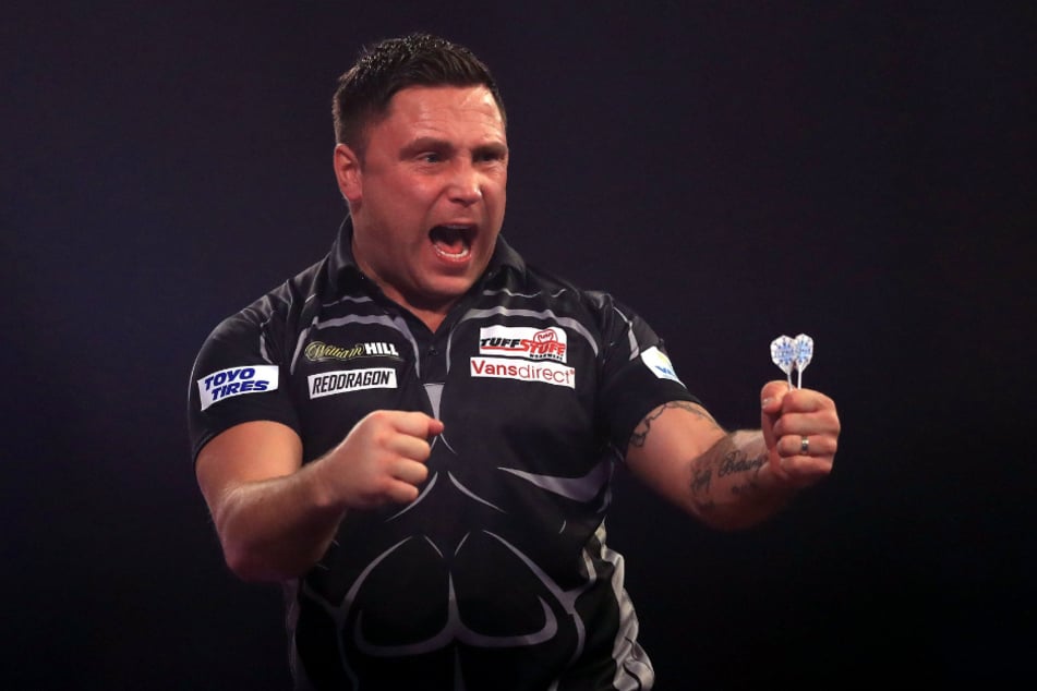 Gerwyn Price (35) aus Wales jubelt: Weltmeister!