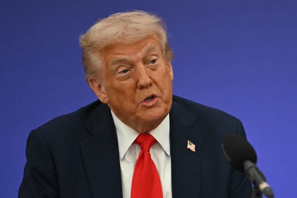 President Donald Trump (pictured) was slammed by Australia's Treasurer Jim Chalmers, as well as Californian Governor Gavin Newsom.