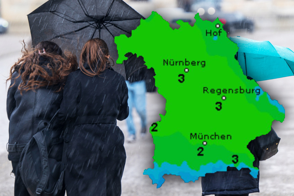 Das Wetter in München und Bayern zeigt sich derzeit nicht wirklich von seiner schönen Seite - ganz im Gegenteil.