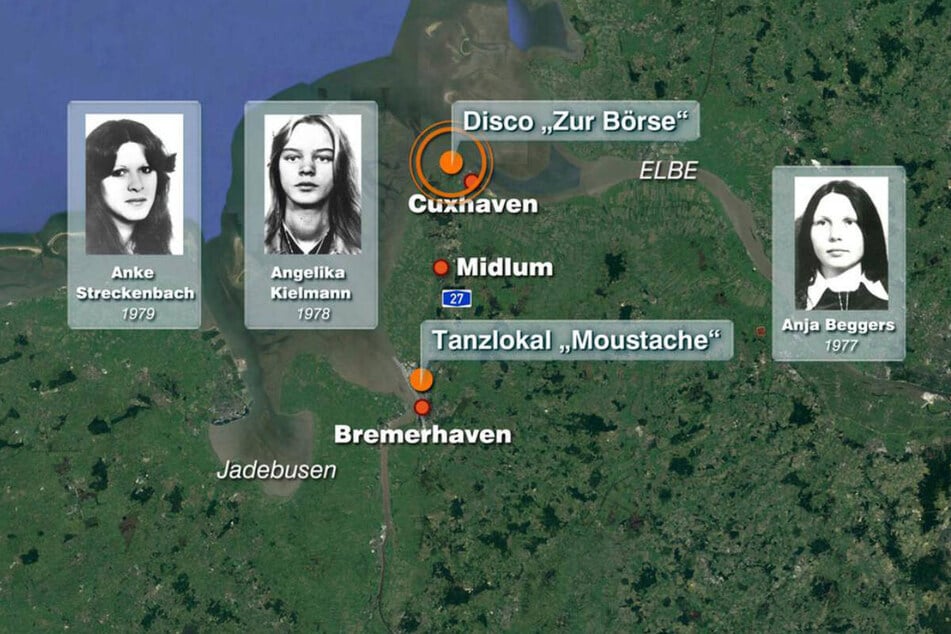 Anja Beggers, Angelika Kielmann und Anke Streckenbach verschwanden zwischen 1977 und 1979 spurlos.