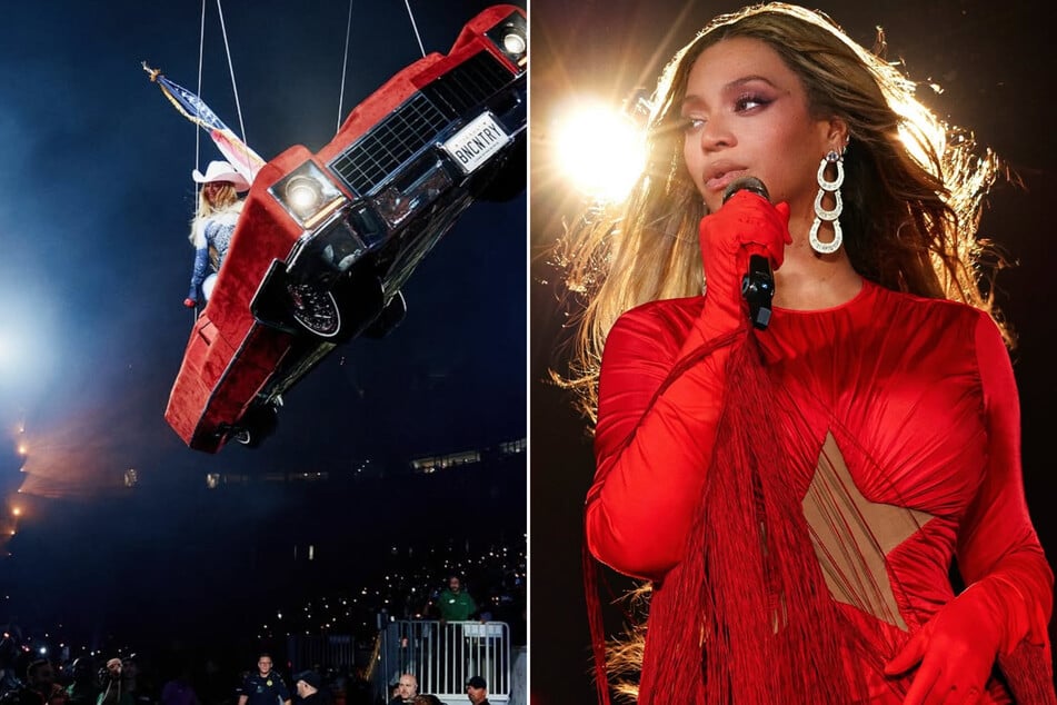 Beyoncé left fans in shock during her latest stop on the Cowboy Carter tour when her flying car suddenly tipped over in mid-air.