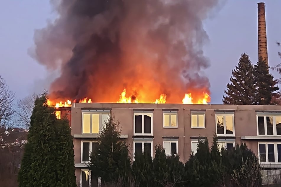 Die Polizei geht von Brandstiftung aus.