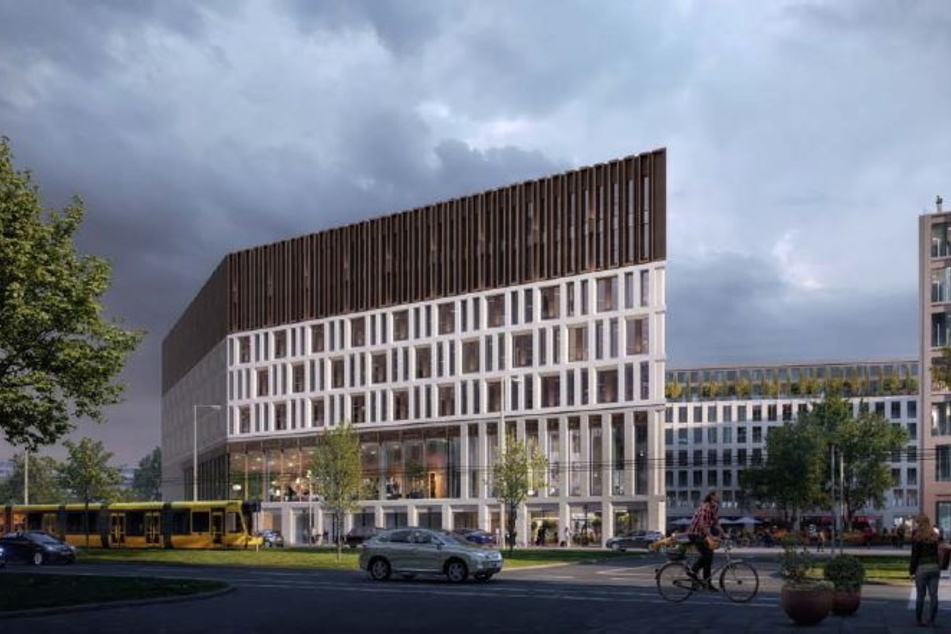 So soll das neue Rathaus am Ferdinandplatz aussehen.
