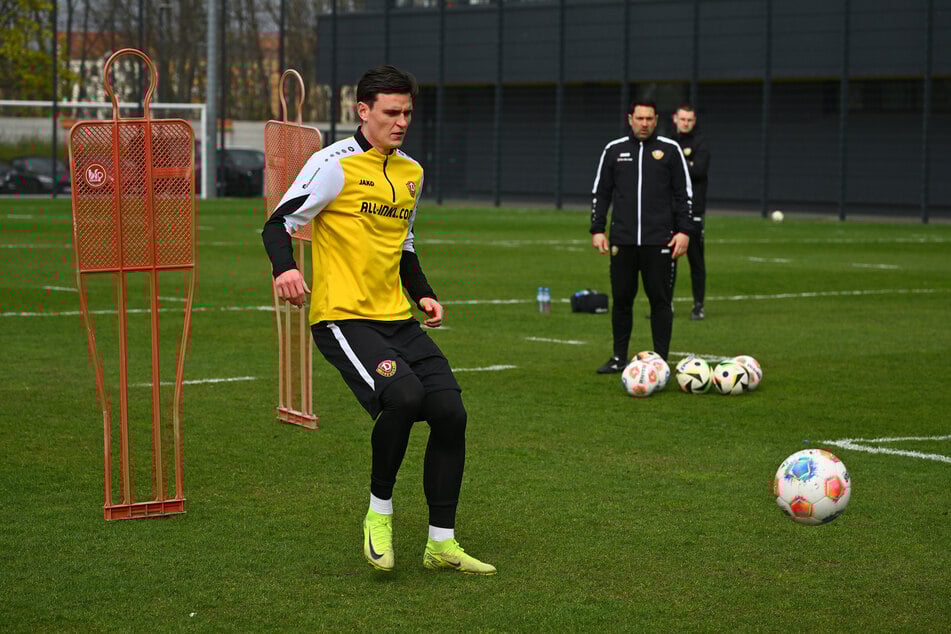 Auch Thomas Keller (26) stand wieder auf dem Platz.