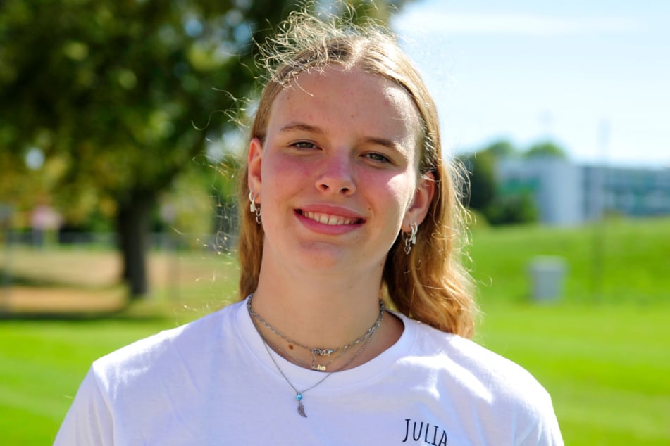 "Wir wollen ein sichtbares Zeichen setzen", sagt Julia Ackermann (18).
