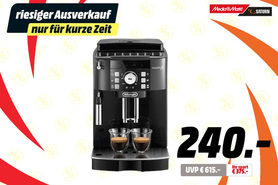 DeLonghi-Kaffeevollautomat für 240 statt 615 Euro.