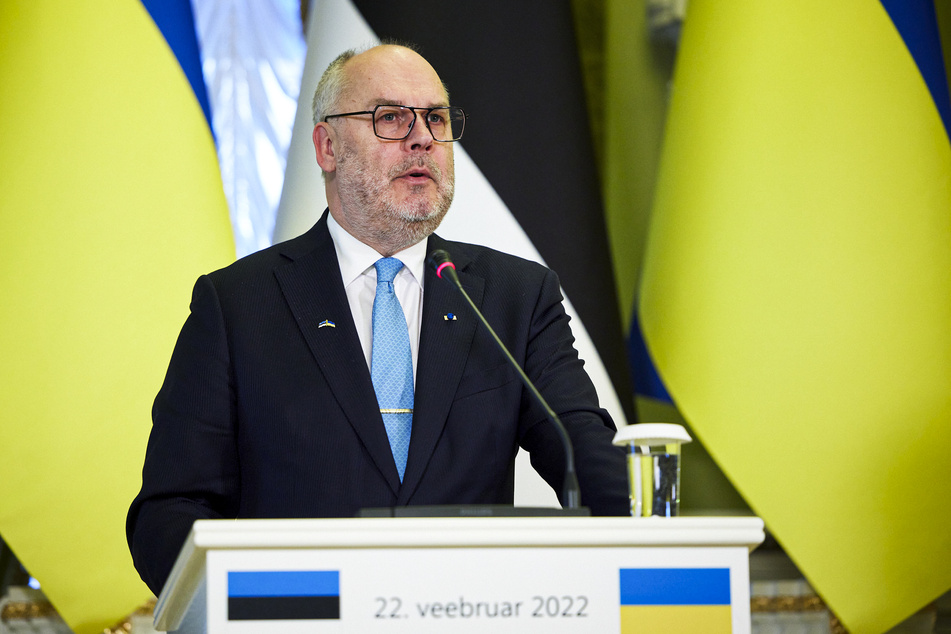 Estlands Staatspräsident Alar Karis (63).