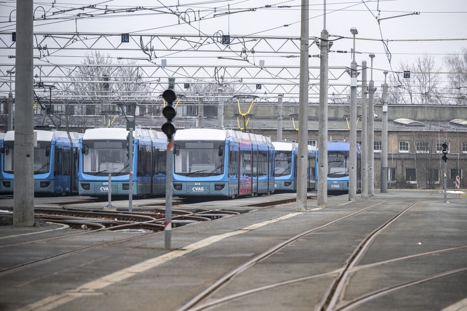 Die Straßenbahnen der CVAG werden am Montag stillstehen. Grund ist der ver.di-Streik.