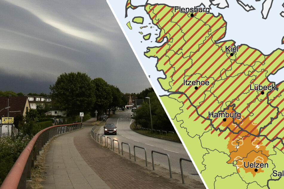 Unwettergefahr! DWD warnt vor Starkregen und Gewittern in Hamburg
