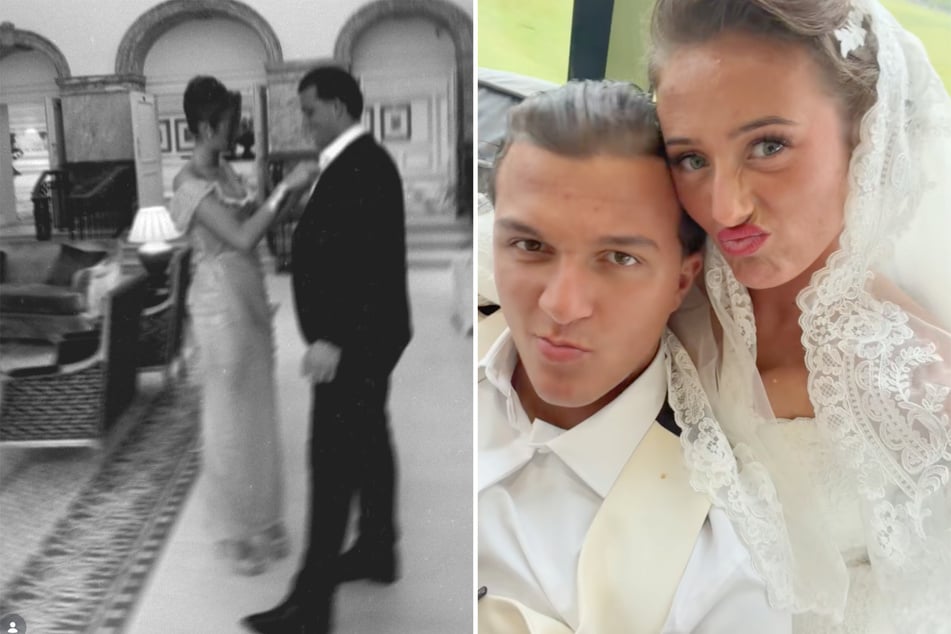 Der 19-jährige Boxer Noah Price und Venezuela Fury (16) heirateten vor wenigen Tagen auf der Isle of Man.