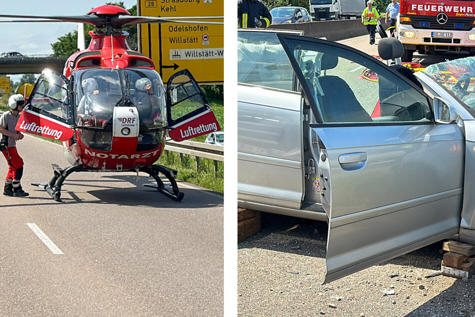 Reifenpanne löst fatale Kettenreaktion aus: Frau schwer verletzt nach heftigem Crash