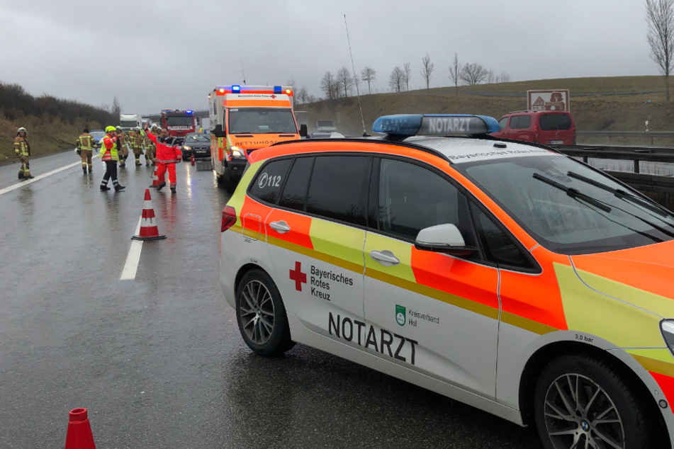 Die Einsatzstelle erstreckte sich über mehrere hundert Meter.