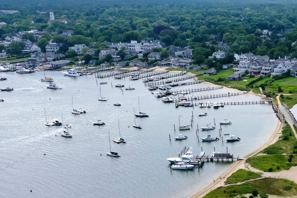 Martha's Vineyard, the location of the party, is filled with mansions, celebrities, and yachts (stock image).