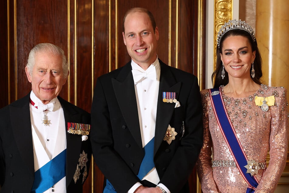 King Charles III (l.) and Kate Middleton (r.) are both currently battling cancer.