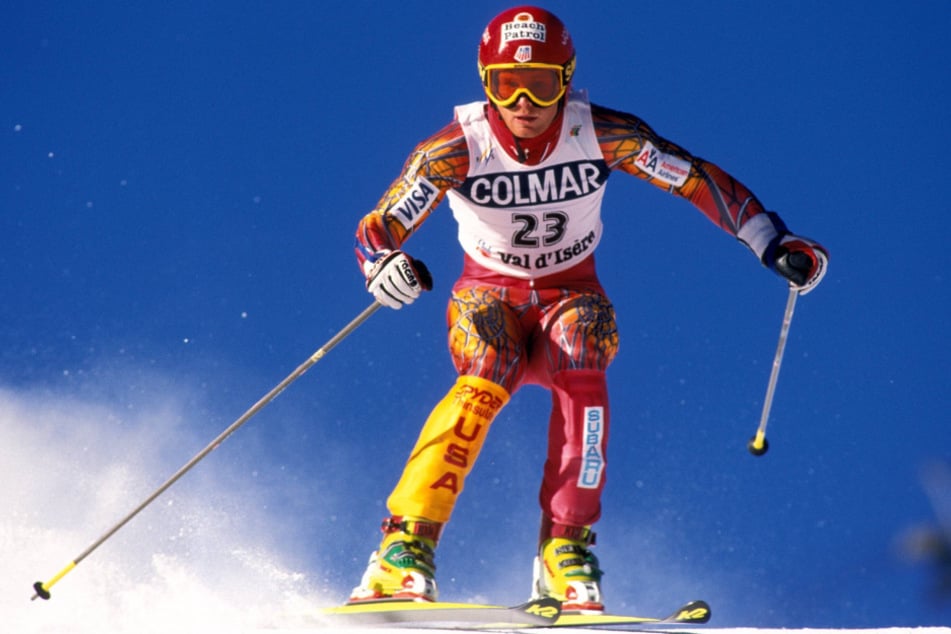 Jeremy Nobis (†52) beim Ski-Weltcup im Dezember 1995. (Archivfoto)