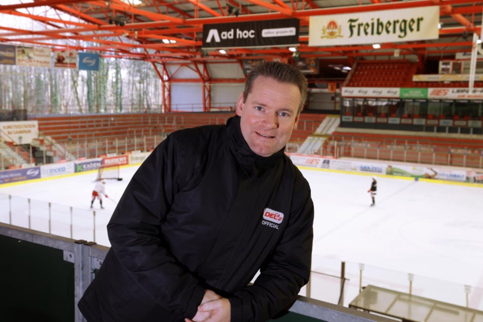 René Rudorisch (47) war früher selbst Geschäftsführer in Crimmitschau, seit Jahren ist er Boss der DEL2.