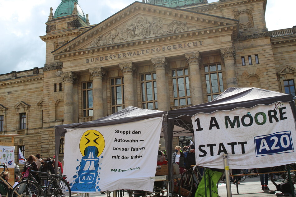 Groß-Demo in Leipzig: Umweltschutz-Bündnisse protestieren gegen A20-Ausbau