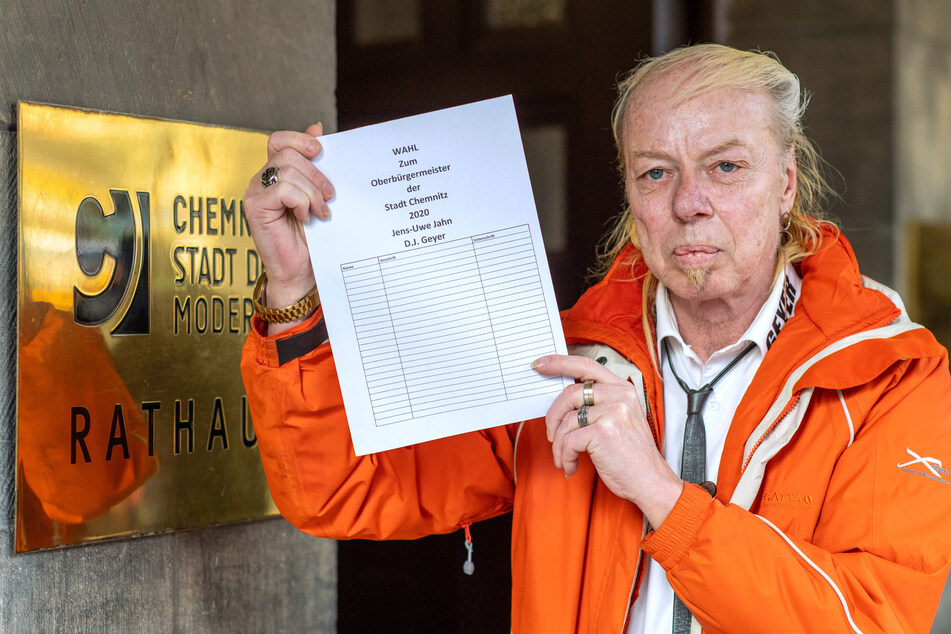Jens-Uwe Jahn alias DJ Geyer (57) hat 400 Unterschriften gesammelt. Die will er nicht verfallen lassen.