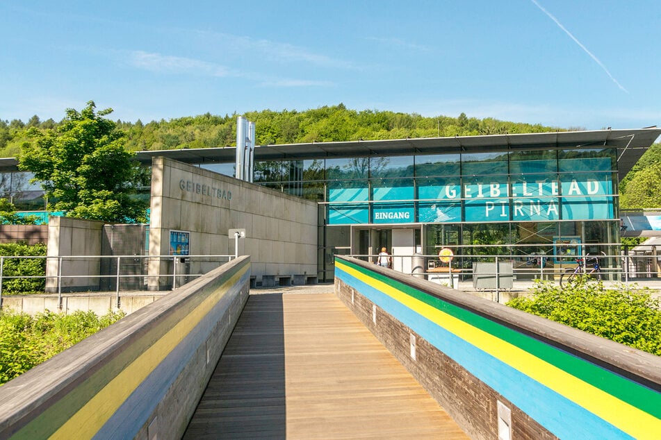 Herbstliche Erholung für Körper und Seele: Das Geibeltbad in Pirna.