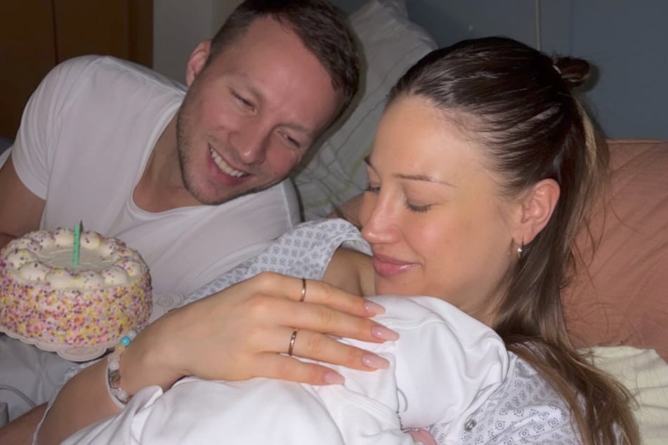 Lulu Lewe (33) und ihr Mann Bastian freuen sich über ihren ersten Nachwuchs.