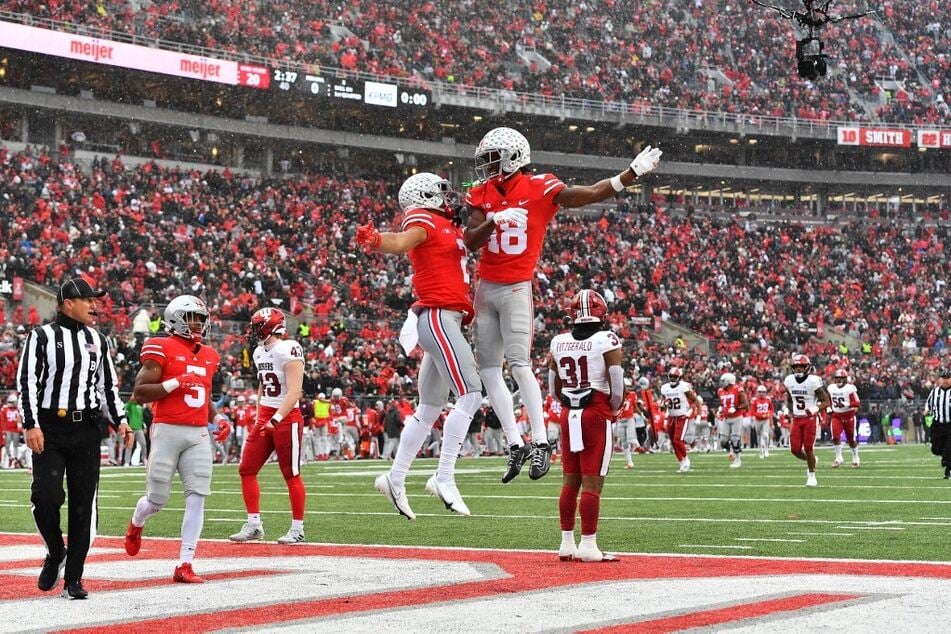 With the return of Ohio State wideouts Marvin Harrison Jr., Emeka Egbuka, Julian Fleming, and Xavier Johnson, the Buckeyes' new quarterback will have plenty of offensive weapons to throw to!