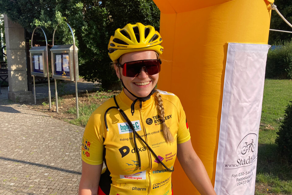 Lena Withus, Radsportlerin beim "Team Rynkeby Berlin".