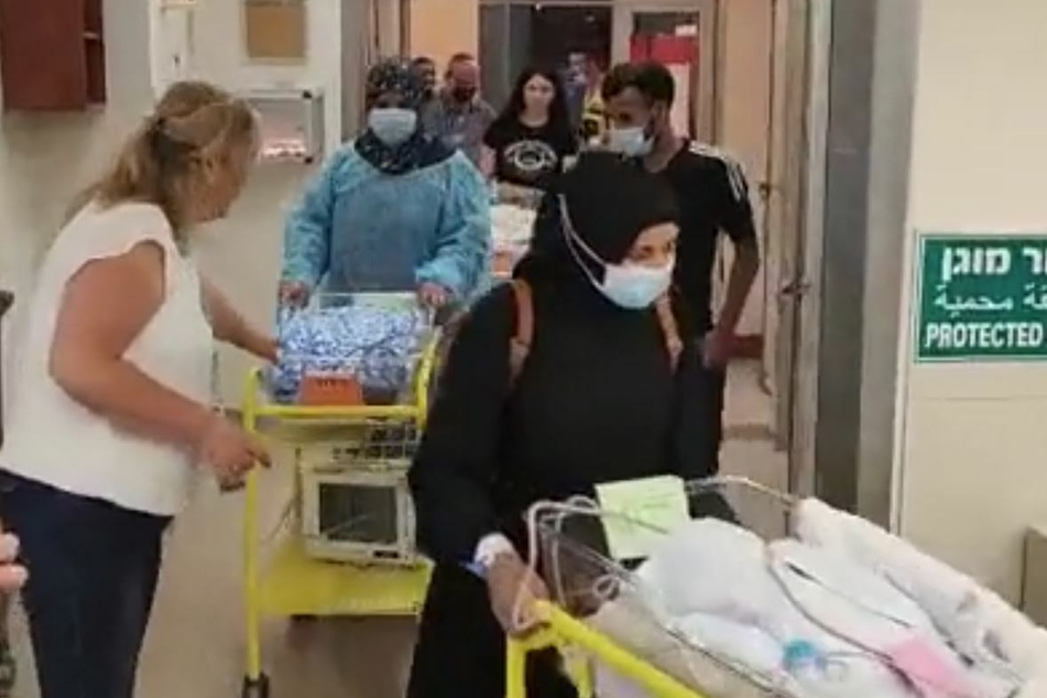 Wegen des andauernden Raketenbeschusses: Im Krankenhaus von Beersheeba musste eine Entbindungsstation evakuiert werden.