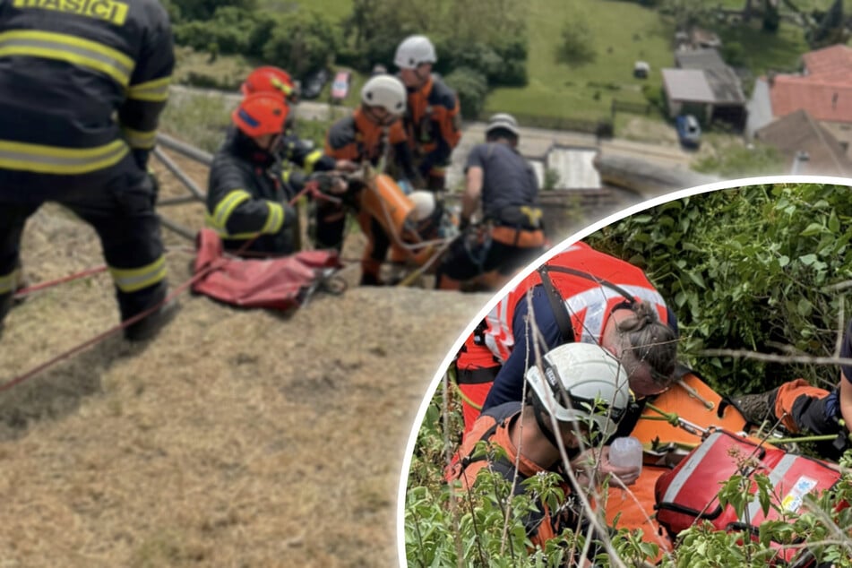 Selfie with consequences: Tourist crashes at Czech castle
