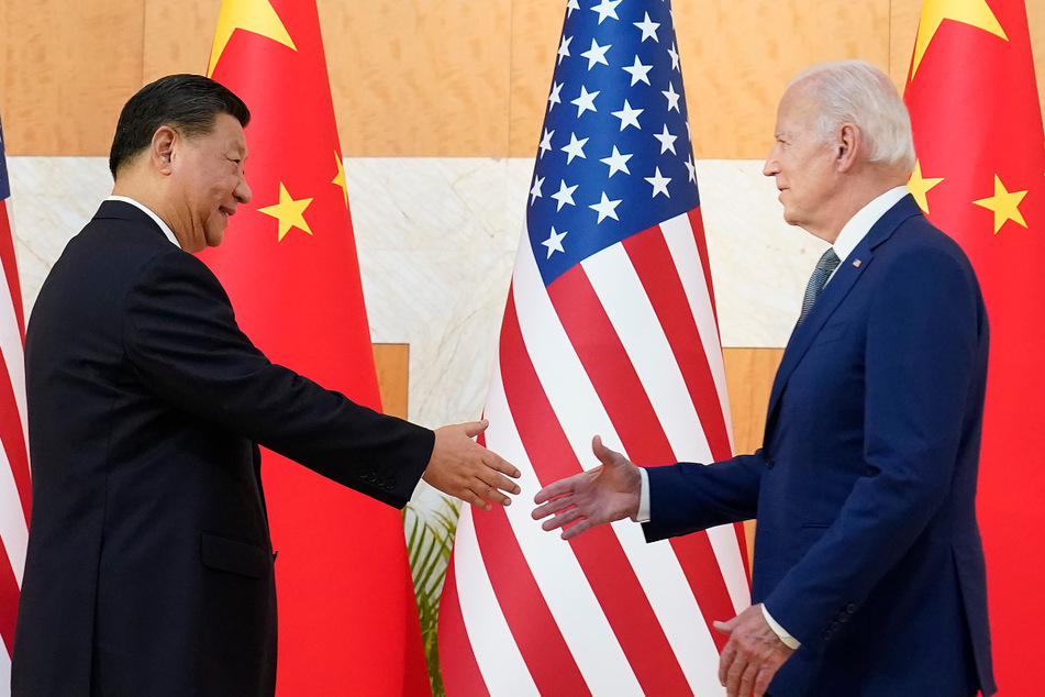 Chinas Staats- und Parteichef Xi Jinping (69, l.) und US-Präsident Joe Biden (70) trafen sich in diesem Jahr zu Gesprächen.