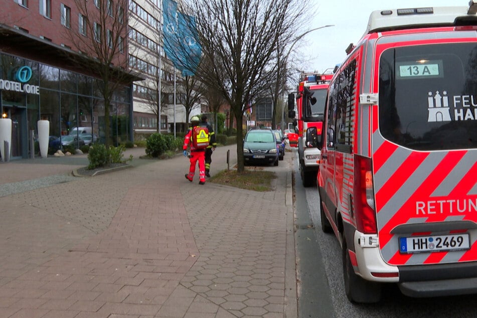 Bauarbeiter bei Unfall in Motel One verletzt