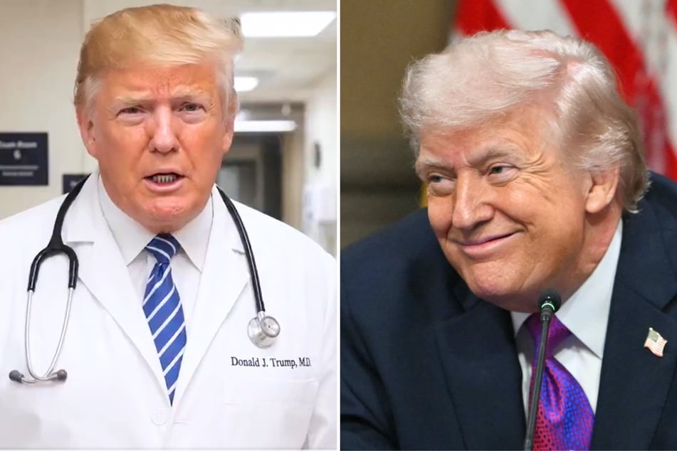 In a recent social media post, Donald Trump shared an AI video of himself as a doctor treating celebrities who have criticized him over the years.