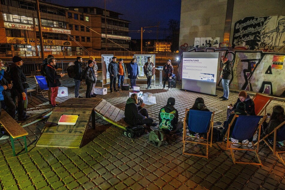 Beim Vor-Ort-Termin wurden Ideen ausgetauscht, wie das Areal künftig aussehen könnte.