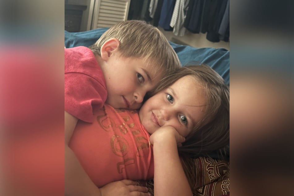 Briella zusammen mit ihrem Bruder: Die beiden Geschwister waren ein Herz und eine Seele.