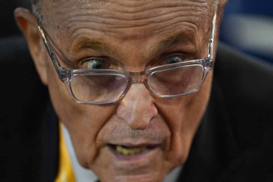 Former New York mayor and disbarred lawyer Rudy Giuliani attends the second day of the 2024 Republican National Convention in Milwaukee, Wisconsin, on July 16, 2024.