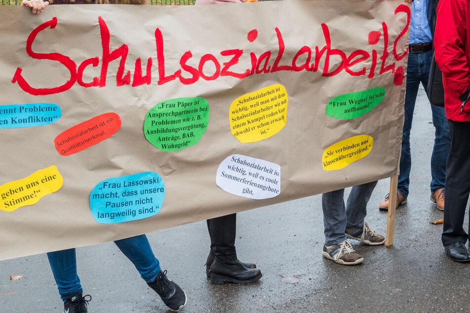 Sachsens Schulsozialarbeiter hätten laut der Befragung in Pandemie-Zeiten vor allem damit zu tun, Kindern bei ihren schulischen Defiziten zu helfen.