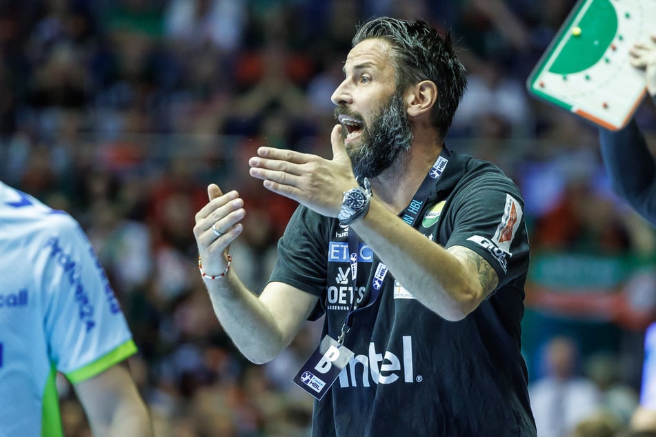 SCM-Coach Bennet Wiegert (44) forderte zwischenzeitlich mehr Intensität seiner Jungs.